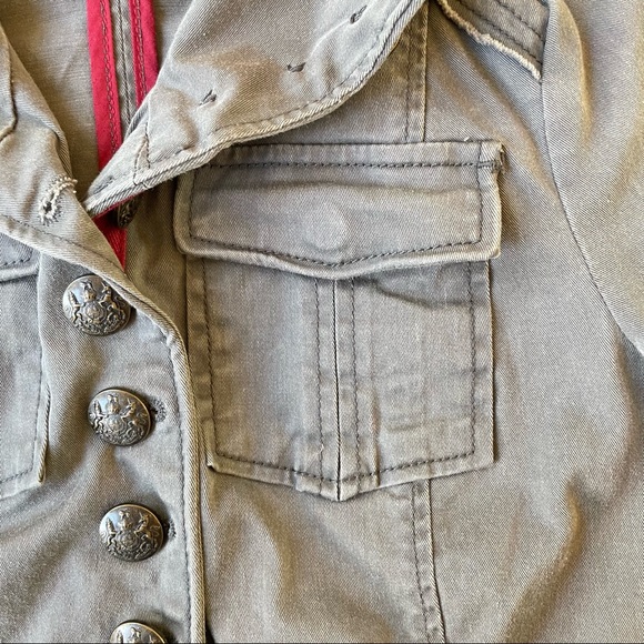 Free People Shrunken Officer Military Jacket - Picture 10 of 14